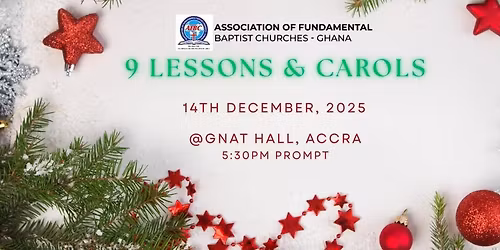 NINE LESSONS AND CAROLS