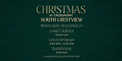 Christmas Eve at Crosspoint, South Crestview
