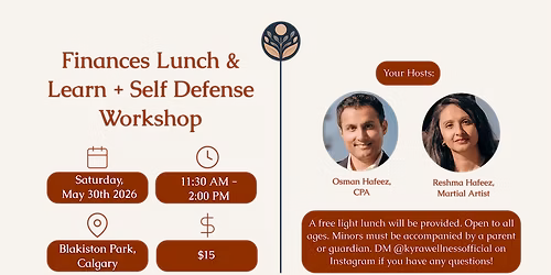 Financial Lunch & Learn + Self Defense Workshop