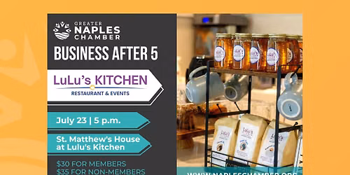Business After 5: St. Matthew's House at Lulu's Kitchen