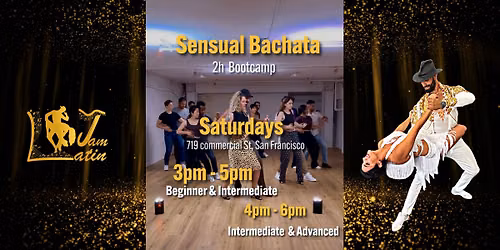Sensual Bachata Class in SF (Beginner, Intermediate, Advanced) 2h