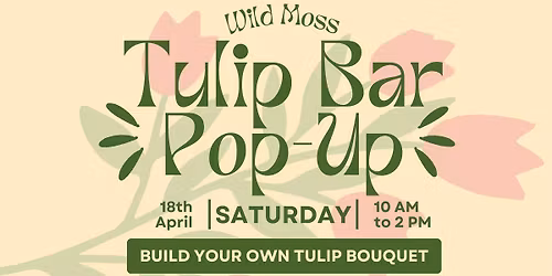 Build Your Own Tulip Bouquet with Wild Moss!