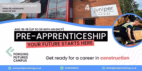 Construction Training at Forging Futures Open Day in Leeds