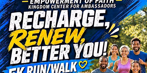 Recharge. Renew. Better You. 5k Walk\/Run