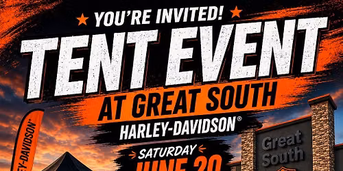 Great South Harley-Davidson Tent Event