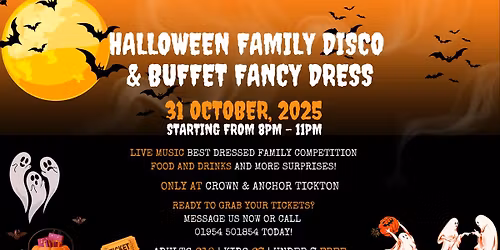 Buffet and Halloween Disco! \ud83e\udea9\ud83c\udf83\ud83d\udc7b