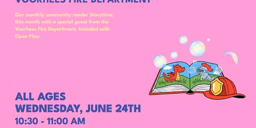 Community Reader Storytime + Bubble Party