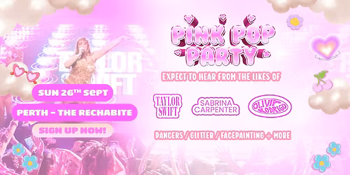 The Pink Pop Party is coming to Perth!