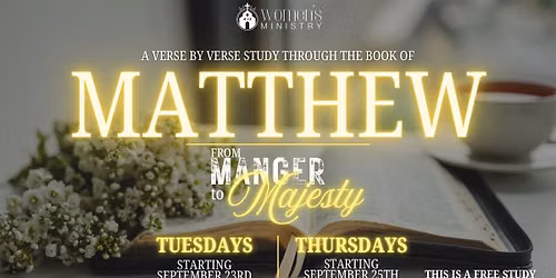 Women's Bible Study - Matthew