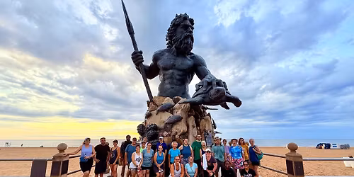 \ud83c\udf0a\ud83c\udf05 Ocean Breeze Sunrise Boardwalk Walk (6 Miles) \ud83c\udf05 \ud83c\udf0a 