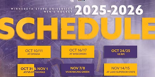 Minnesota State Mankato Mavericks Hockey vs. Augustana Vikings