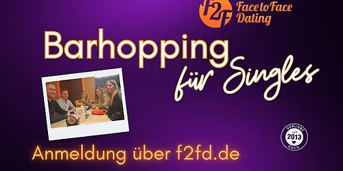 Barhopping f\u00fcr Singles \u2013 Die Speeddating Alternative