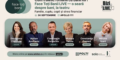 Face To\u021bi Banii LIVE \u2014 Cum tr\u0103iesc rom\u00e2nii cu banii lor?