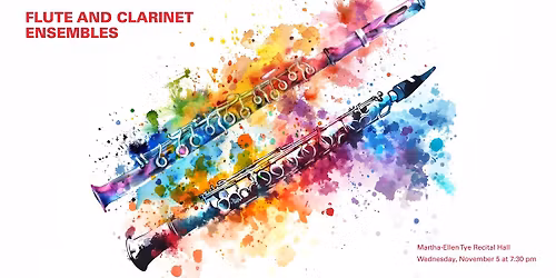 Flute & Clarinet Ensembles Recital