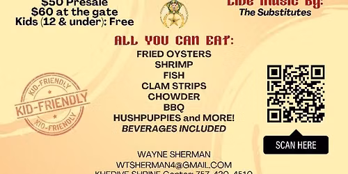 Seafood Fest — 645 Woodlake Dr, Chesapeake, VA