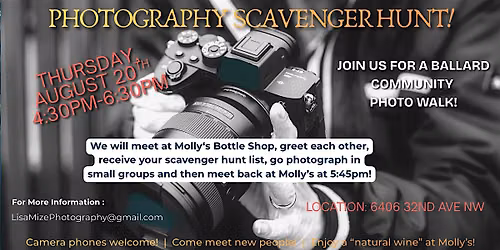 Ballard Community Photography Scavenger Hunt