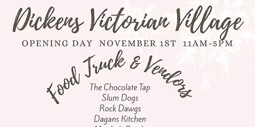 Dickens Victorian Village Opening Day Ceremony