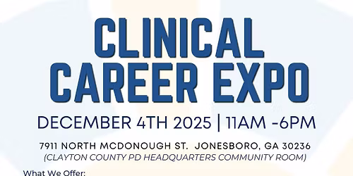 Clinical Career Expo