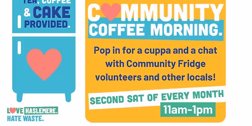 Haslemere Community Fridge Neighbourhood Coffee Morning
