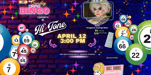 2nd Sunday\u2019s Drag Bingo [Big Room-Upstairs]