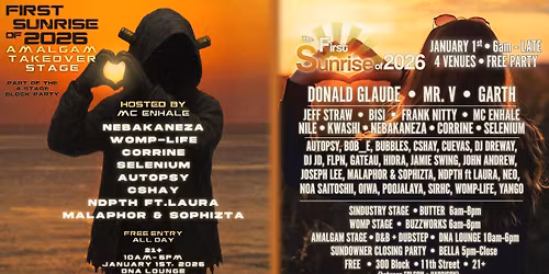 Amalgam Stage @ The First Sunrise of 2026 Blockparty