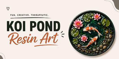 Koi Pond Resin Art By Creative Baari