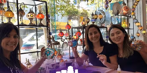 Mosaic Art Classes Tucson: Turkish Lamp Workshop