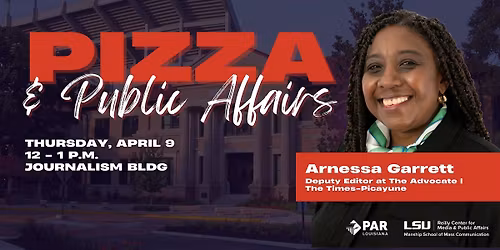 Pizza & Public Affairs: Arnessa Garrett
