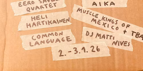 TELAKKA JAZZ 2026 2.\u20133.1. \/\/ Kulttuuritalo Telakka