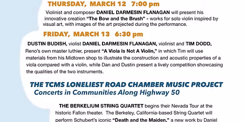 Special Concert Event! The Berkelium String Quartet! Saturday, May 16th @ 7pm!