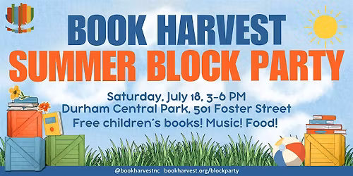 Book Harvest Summer Block Party