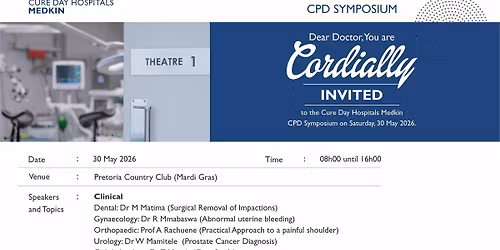 CPD Symposium - Cure Day Hospitals Medkin