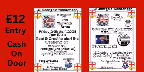 \u00a312 Skathend Events St George\u2019s Weekender