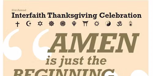 21st Annual Interfaith Celebration