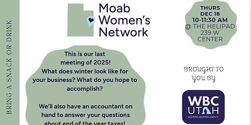 Moab Women's Network Meeting