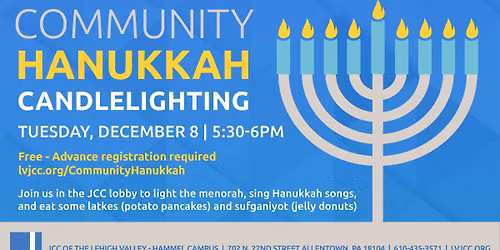 Community Hanukkah Candlelighting