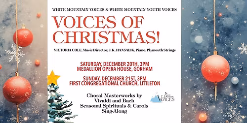 White Mountain Voices Holiday Concert