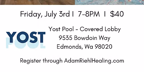 Outdoor Sound Bath @ Yost Pool - Covered Lobby