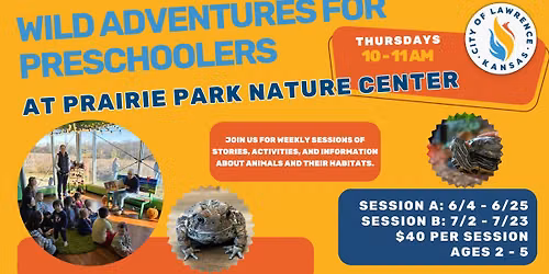 WILD ADVENTURES FOR PRESCHOOLERS AND PARENTS