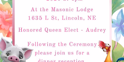 Bethel #5 Open Installation of Officers