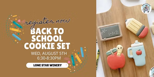 Back to School Cookie Party
