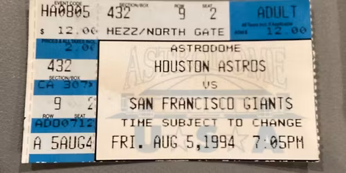 Houston Astros at San Francisco Giants at Oracle Park