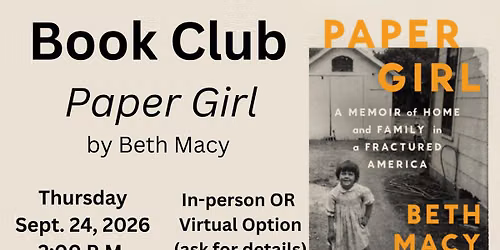 Book Club: Paper Girl by Beth Macy