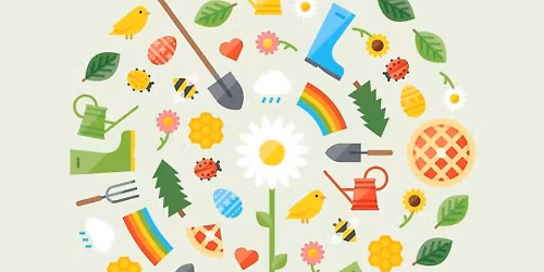 Volunteer day - digging, weeding, and building