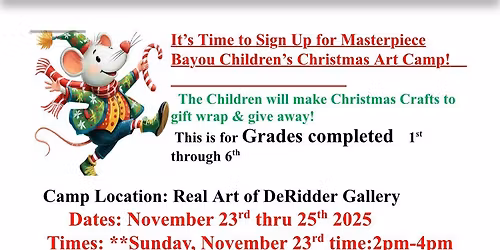 2025 Children's Christmas Art Camp