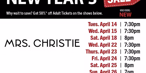 Mrs Christie at Princeton University - Roger S Berlind Theatre