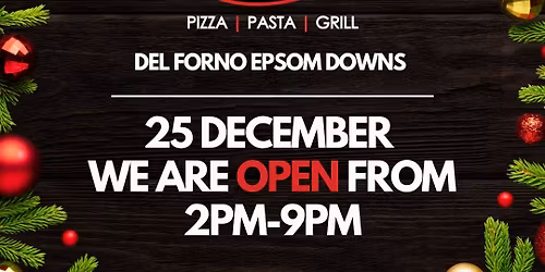Christmas Feast at Del Forno Epsom Downs 