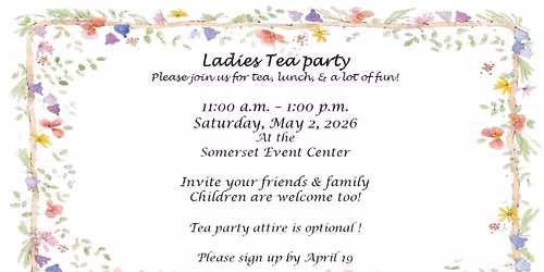 LADIES' TEA PARTY