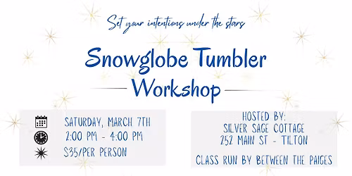 Make-Your-Own Snowglobe Tumbler Workshop