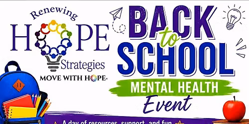 Back to School Mental Health Event